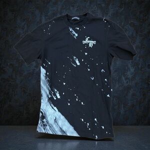 Chrome Hearts Black and White Splatter Tee